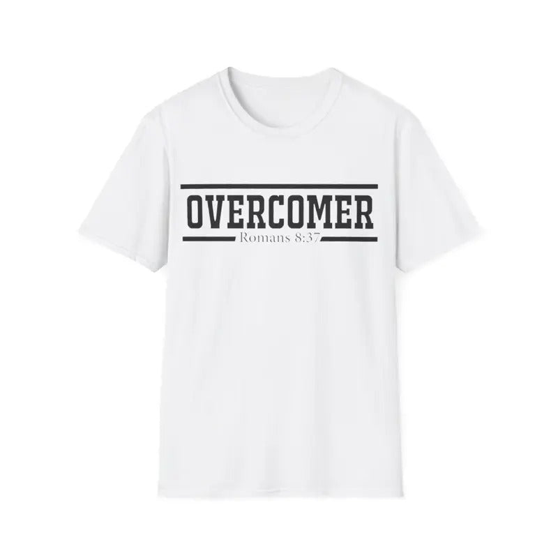 Christian T-Shirt Overcomer Jesus, Menswear Top, Womenswear Top Hoodie, Sweatshirt | ZylaModa.com
