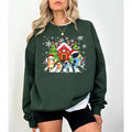 Christmas Blueyy Sweatshirt, Blueyy Family Christmas Shirt, Festive Blueyy Family Shirt, Blueyy Christmas Party Tee, Cute...