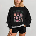 Christmas Bookish Tee, All Booked For Christmas Sweatshirt for Book Lovers - Pullover, Fabric Hoodie | ZylaModa.com