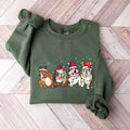 Christmas Bulldog Sweatshirt, Christmas Dog Shirt, Bulldog Tees, Dog Christmas Shirt, Bulldog Lover Tees, Dog Mom Shirt...