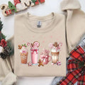 Christmas Coffee Pink Coquette Bow Shirt, Funny Christmas Shirt, 2025 Cofee Pink Shirt, Cute Coffee Shirt, Christmas...