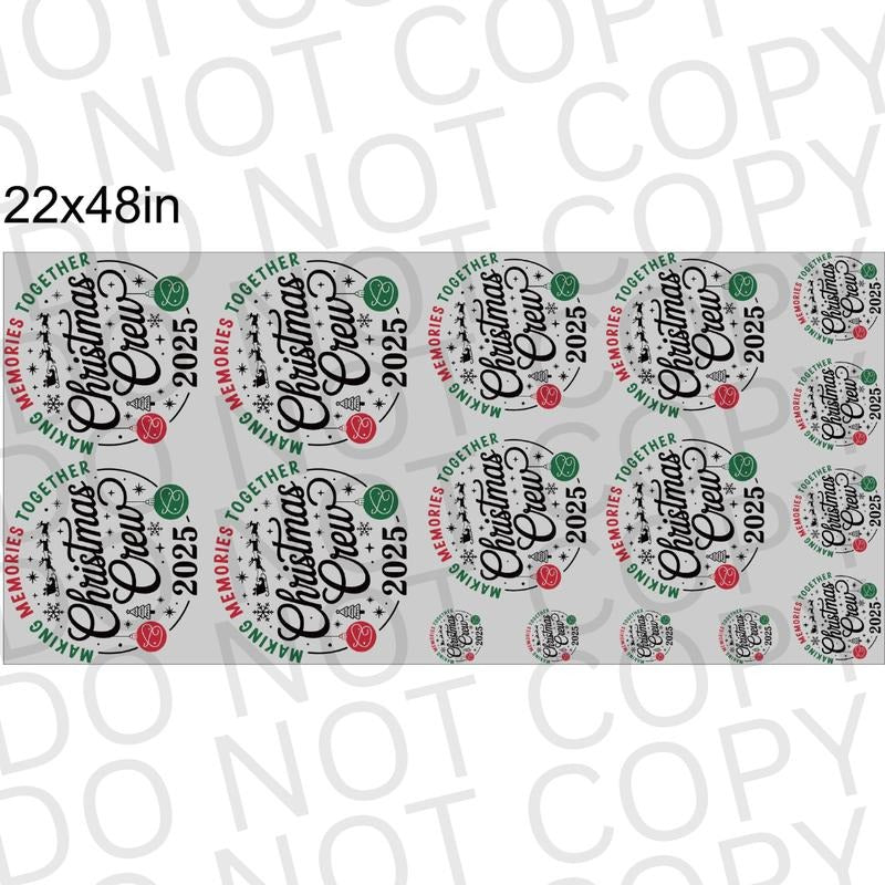 Christmas Crew 2025 DTF 22X48 Pre-Made Gang Sheet T-Shirts, Hoodie, Sweatshirt | ZylaModa.com