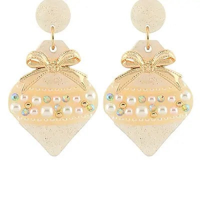 Christmas Ornament Glitter Earrings T-Shirts, Hoodie, Sweatshirt | ZylaModa.com