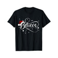 Christmas Shirts - Believe in Santa Believe in Christmas Men's T-Shirt made in usa Hoodie, Sweatshirt | ZylaModa.com