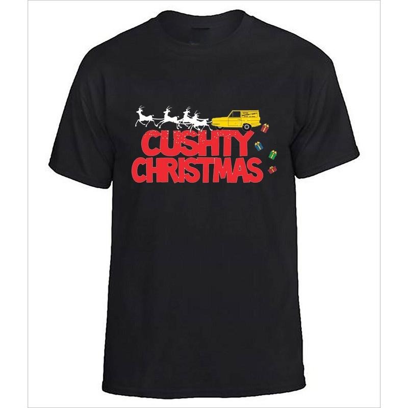 Christmas T-Shirt. Only Fools And Horses Inspired Cushty Christmas Ugly T-Shirts Made in USA Hoodie, Sweatshirt