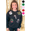 Christmas Things Sequin Graphic Sweatshirt T-Shirts, Hoodie | ZylaModa.com