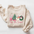 Christmas Tis The Season Sweatshirt, Pink Christmas Shirt, Girly Christmas Sweatshirt, Merry Christmas Shirt, Tis The...