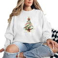 Christmas Tree Bow Shirt, Christmas Coquette Sweatshirt for Women, Christmas Tree Tshirt, Xmas Party Shirt, Christmas...