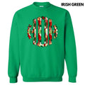 Christmas Watercolor Monogram Sweatshirt 'NLB' T-Shirts, Hoodie | ZylaModa.com