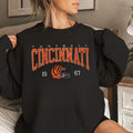 Cincinnati Football Vintage Style Crewneck Sweatshirt, Cincinnati Football Crewneck, Football T-shirt, Cincinnati Fan...