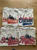 City Skyline Baseball T Shirt Hoodie, Sweatshirt | ZylaModa.com