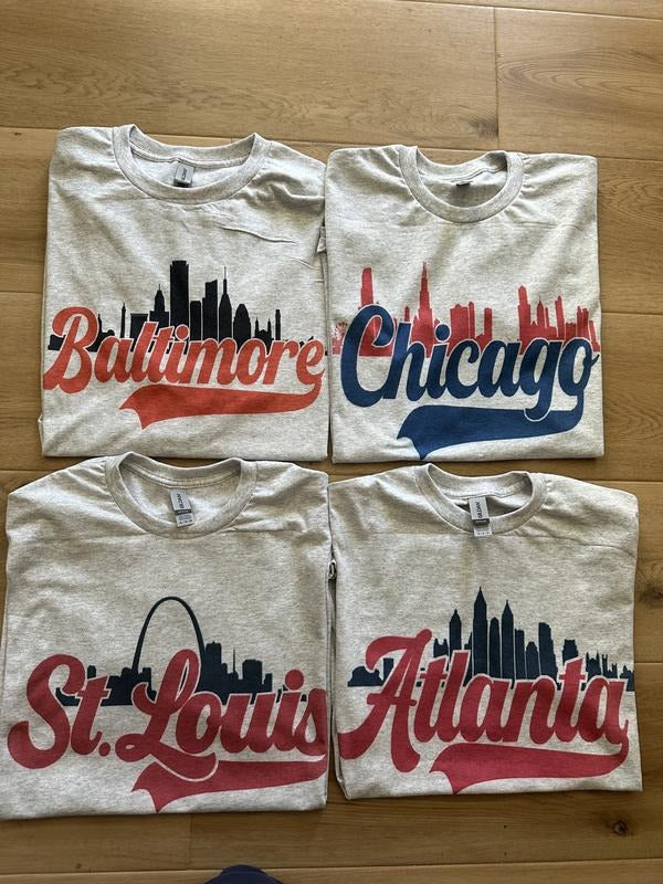 City Skyline Baseball T Shirt Hoodie, Sweatshirt | ZylaModa.com