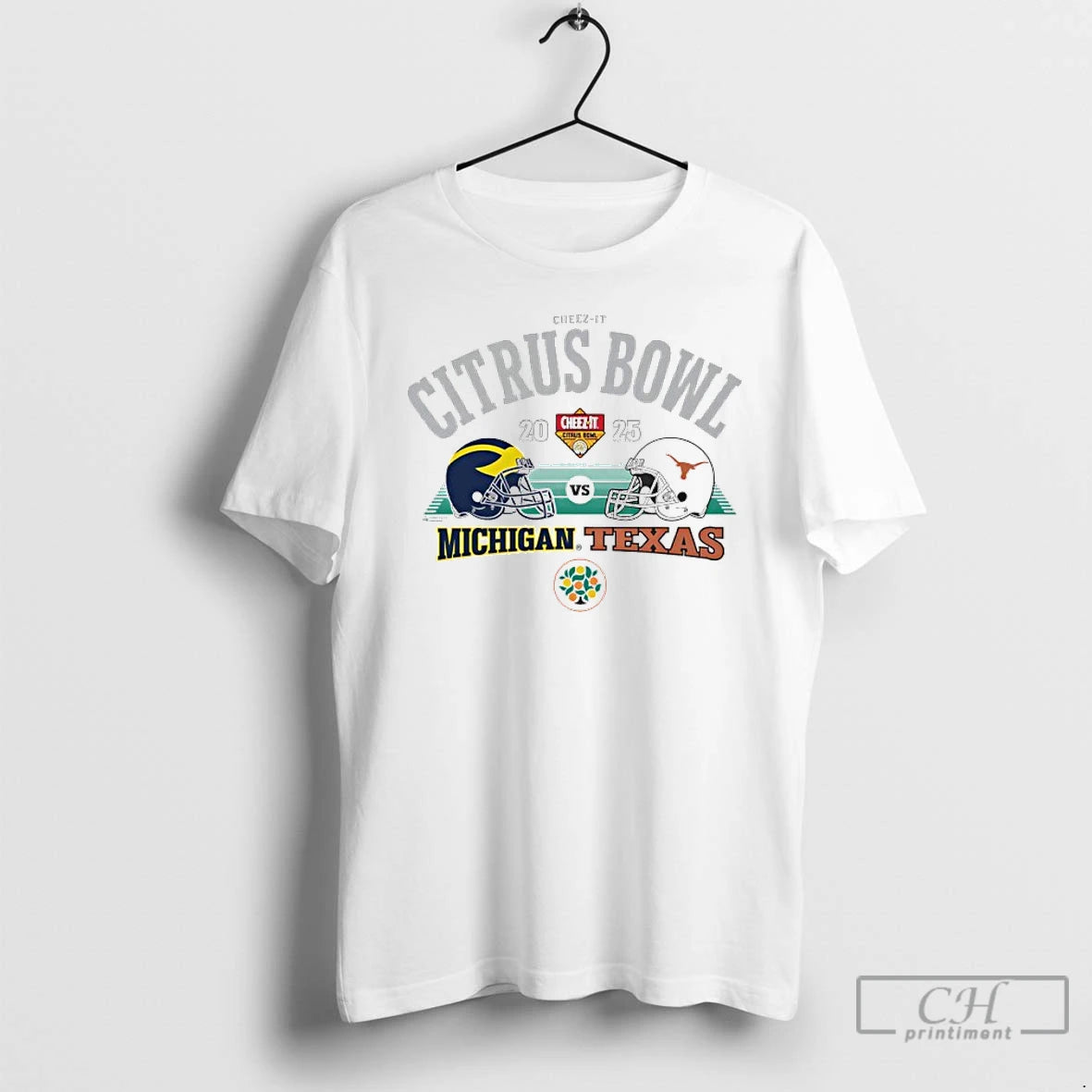 Classic 2025 Cheez It Citrus Bowl 2 Team Michigan Vs Texas Helmets T Shirts Sweater Hoodie, Sweatshirt | ZylaModa.com