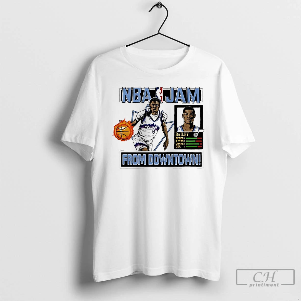 Classic Ace Bailey Utah Jazz Nba Jam From Downtown T-Shirts, Hoodie, Sweatshirt | ZylaModa.com