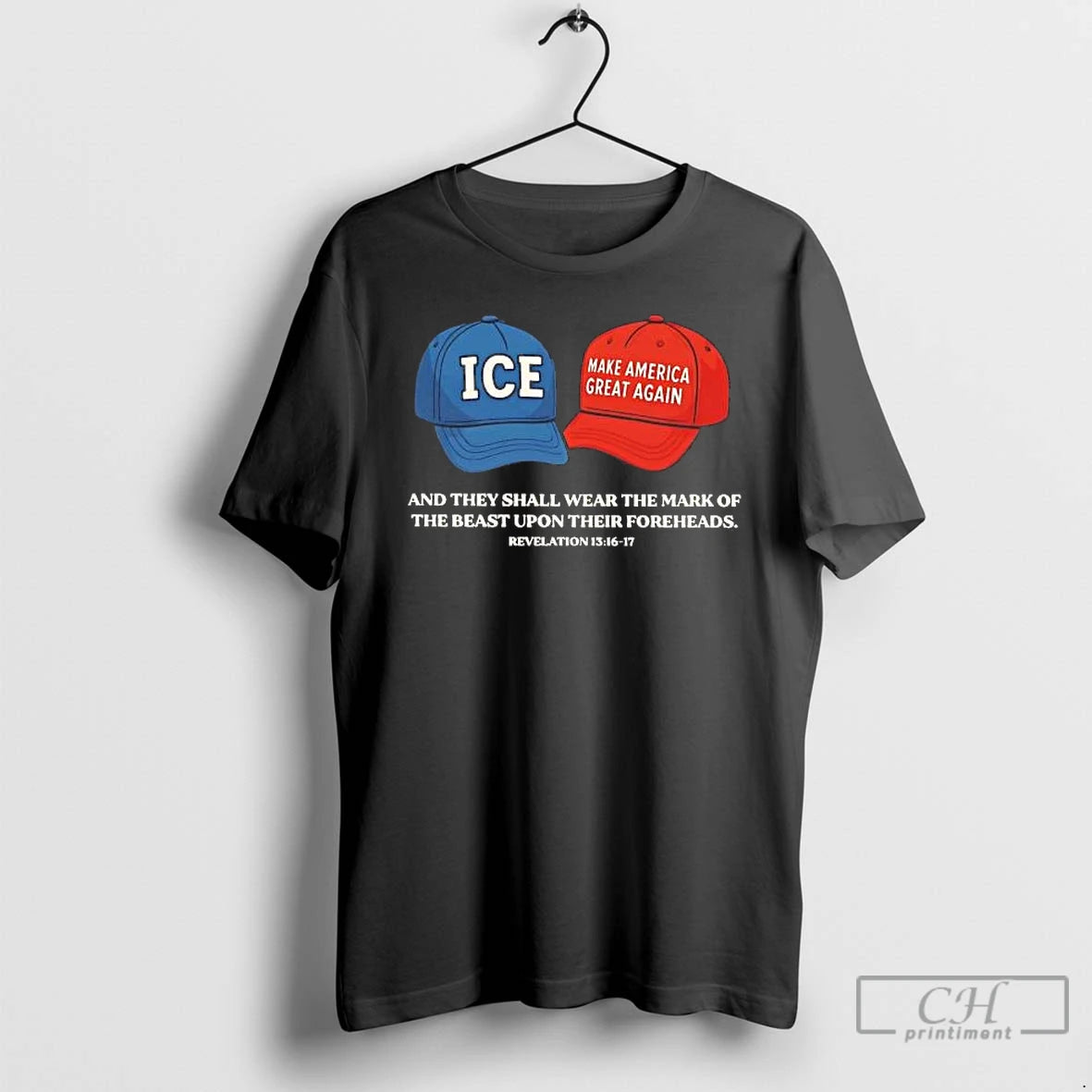 Classic And They Shall Wear The Mark Of The Beast Upon Foreheads Maga Ice T-Shirts, Hoodie, Sweatshirt | ZylaModa.com