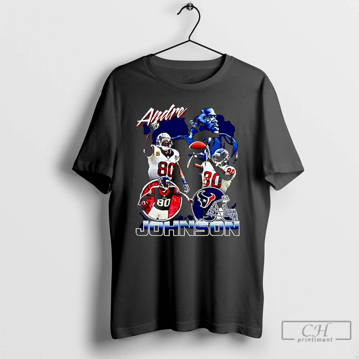 Classic Andre Johnson Houston Texans Player Collage Christmas T-Shirts, Hoodie, Sweatshirt | ZylaModa.com
