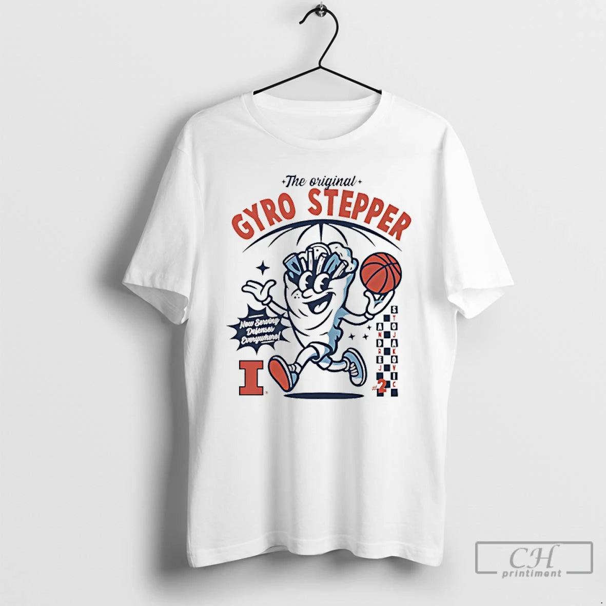 Classic Andrej Stojakovic Illinois Fighting Illini The Gyro Stepper T-Shirts, Hoodie, Sweatshirt | ZylaModa.com