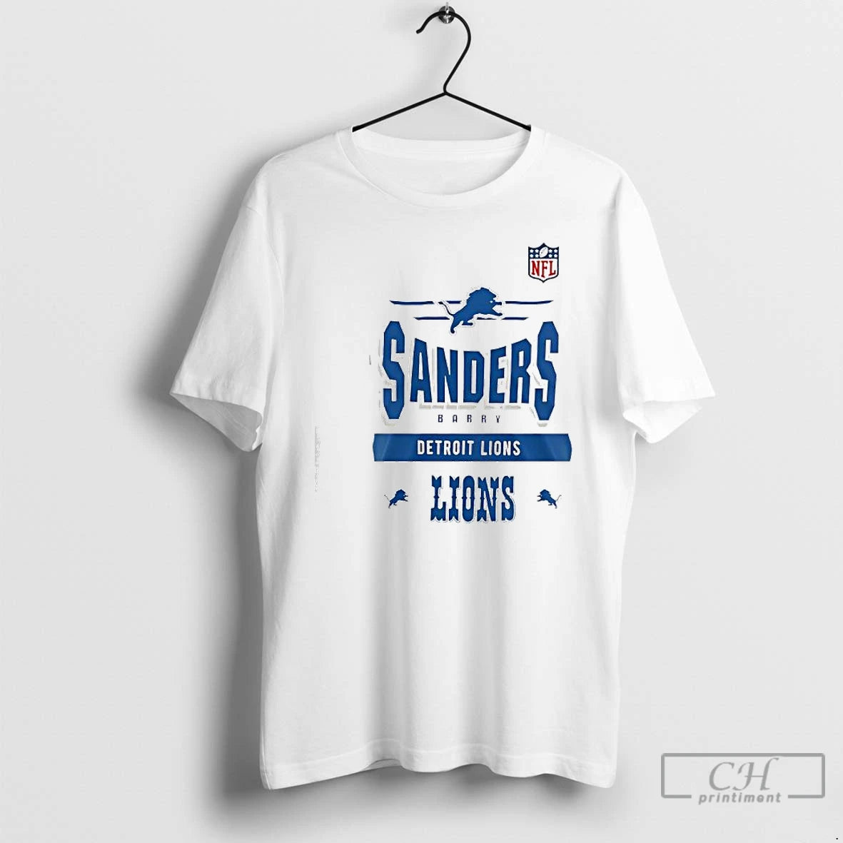 Classic Barry Sanders Detroit Lions Name Number Team Origins Vintage Logo T-Shirts, Hoodie, Sweatshirt | ZylaModa.com