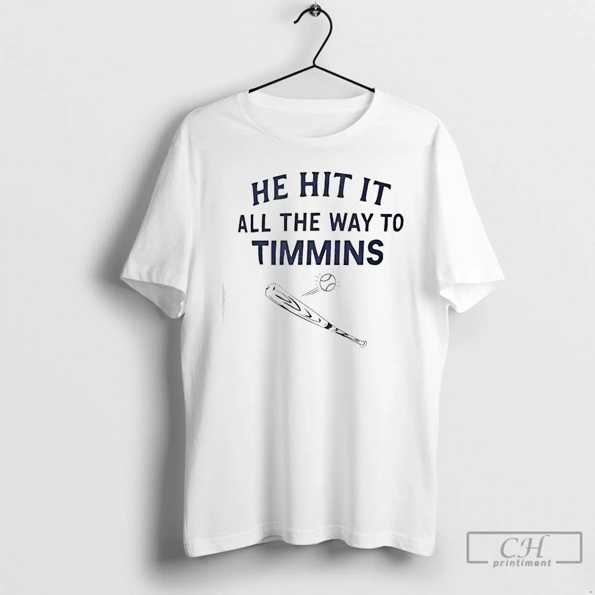 Classic Baseball Bat He Hit It All The Way To Timmins T-Shirts, Hoodie, Sweatshirt | ZylaModa.com