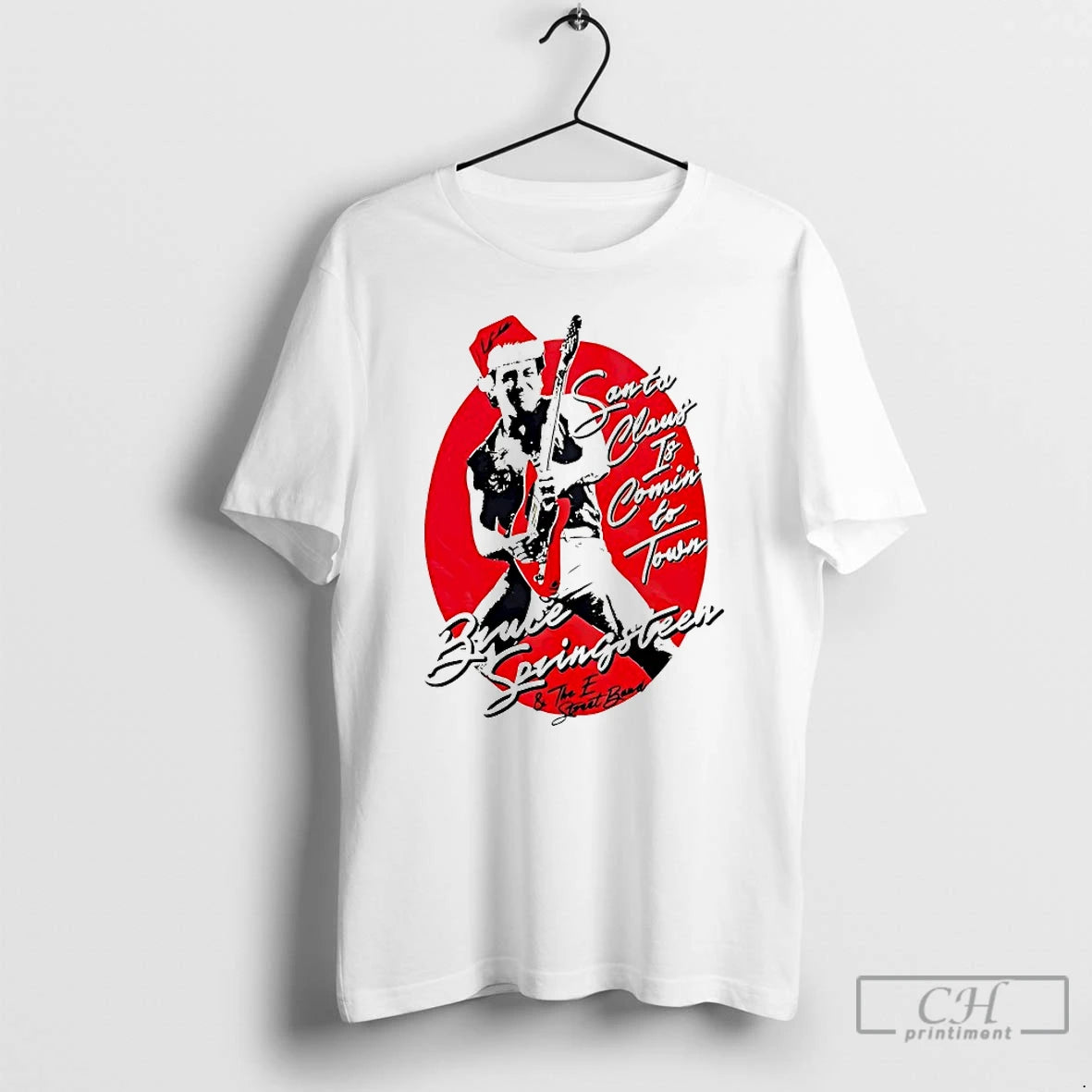 Classic Bruce Springsteen Santa Claus Is Coming To Town T-Shirts, Hoodie, Sweatshirt | ZylaModa.com