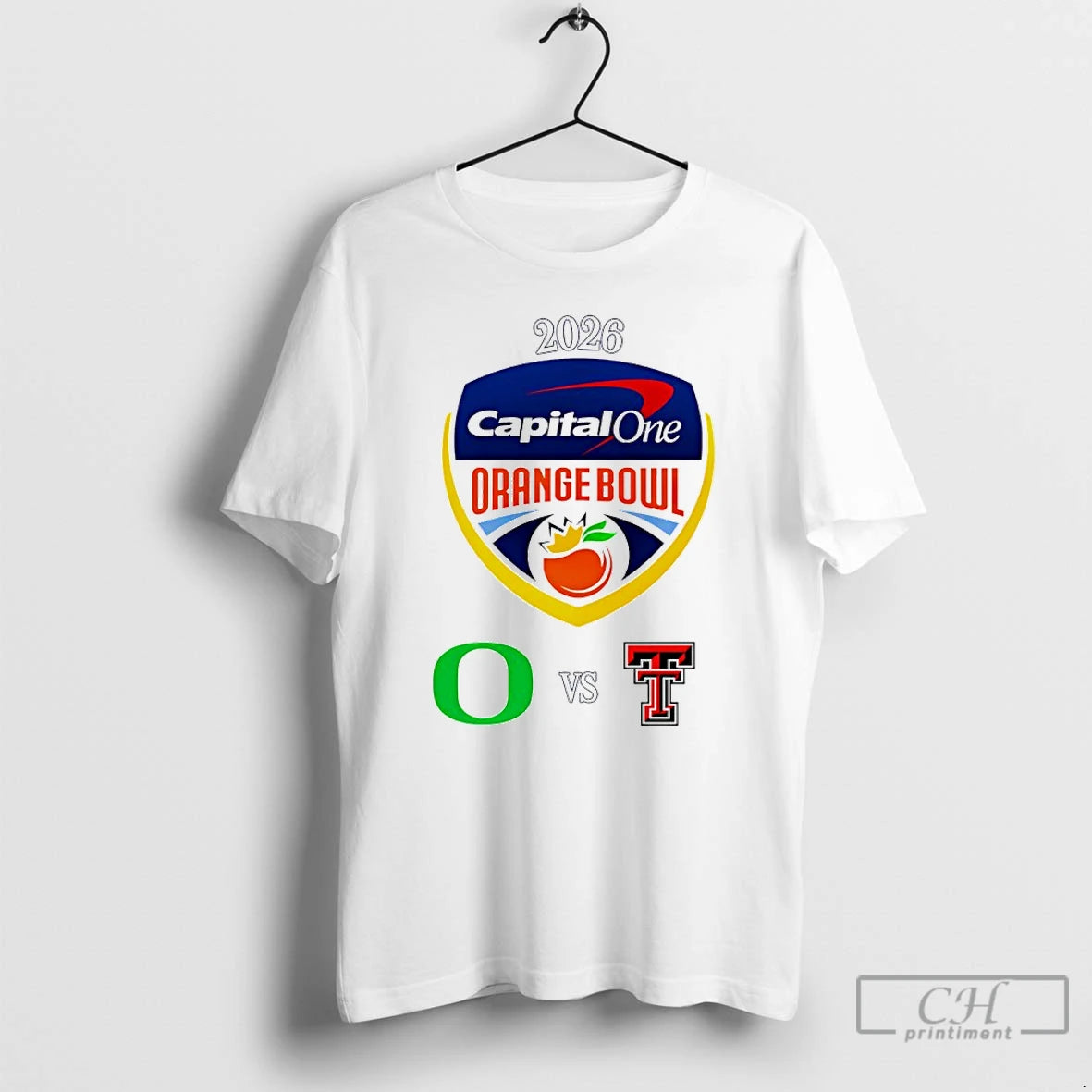 Classic Capital One Orange Bowl 2026 Oregon Vs Texas Tech T-Shirts, Hoodie, Sweatshirt | ZylaModa.com