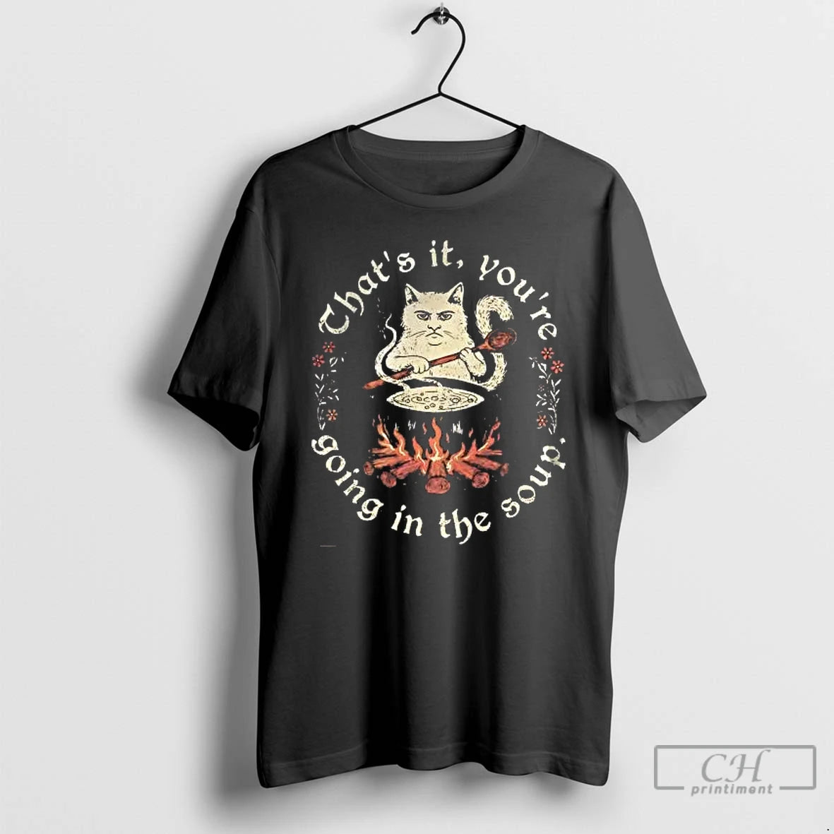 Classic Cat Cauldron Thats It Youre Going In The Soup T-Shirts, Hoodie, Sweatshirt | ZylaModa.com