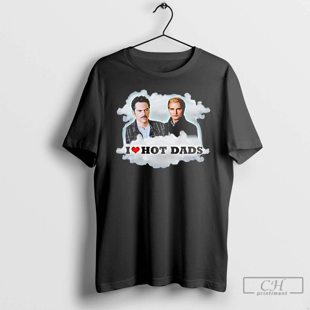 Classic Charlie Swan Carlisle Cullen I Love Hot Dads T-Shirts, Hoodie, Sweatshirt | ZylaModa.com