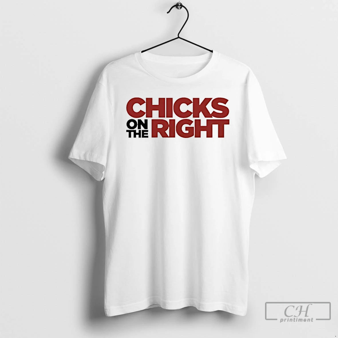 Classic Chicks On The Right Ringer T-Shirts, Hoodie, Sweatshirt | ZylaModa.com