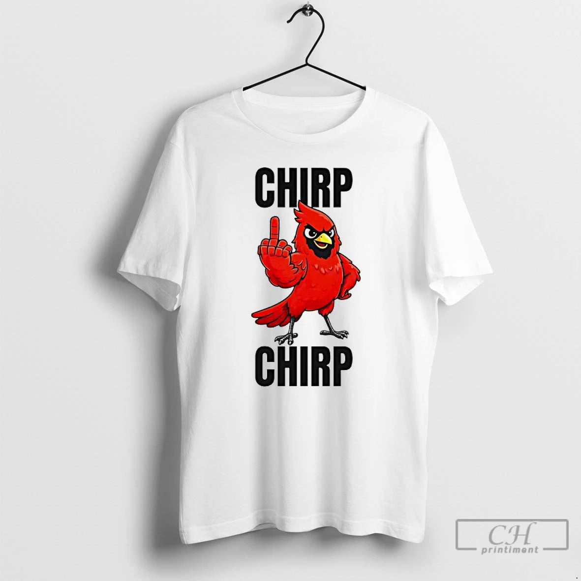 Classic Chirp Chirp Arizona Cardinals Middle Finger Mascot T-Shirts, Hoodie, Sweatshirt | ZylaModa.com