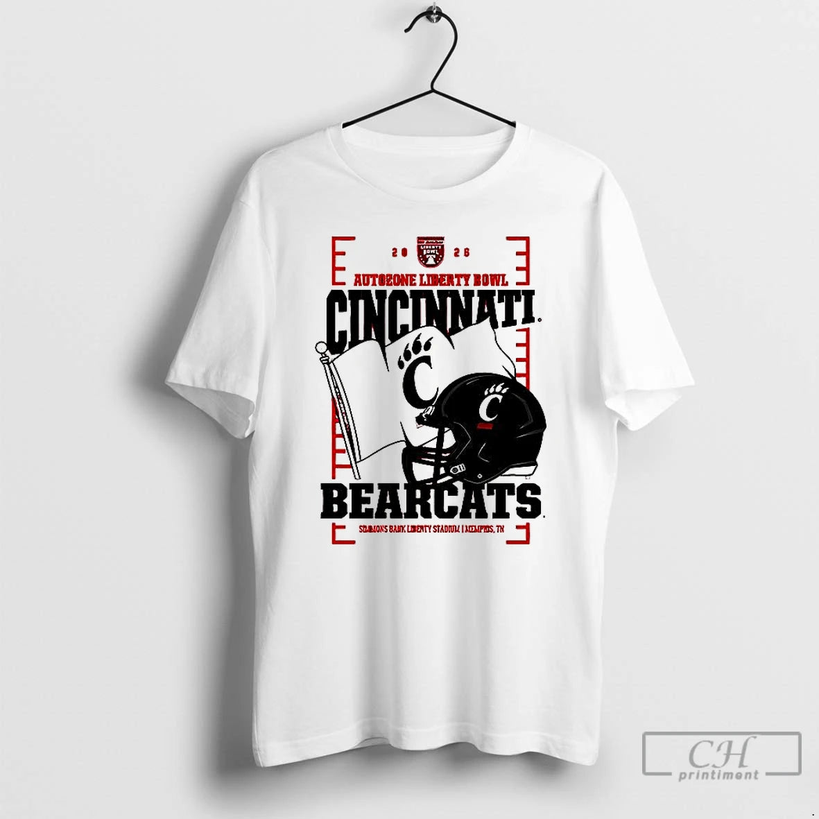 Classic Cincinnati Bearcats Autozone Liberty Bowl 2025 Helmet T-Shirts, Hoodie, Sweatshirt | ZylaModa.com