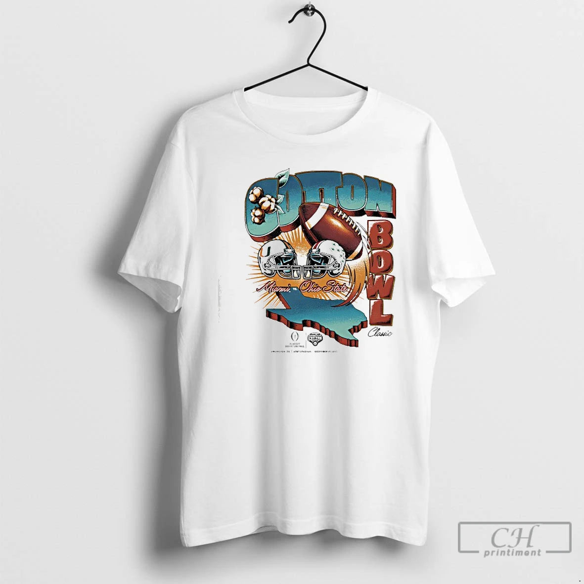 Classic Cotton Bowl Classic 2025 Miami Vs Ohio State Matchup T-Shirts, Hoodie, Sweatshirt | ZylaModa.com