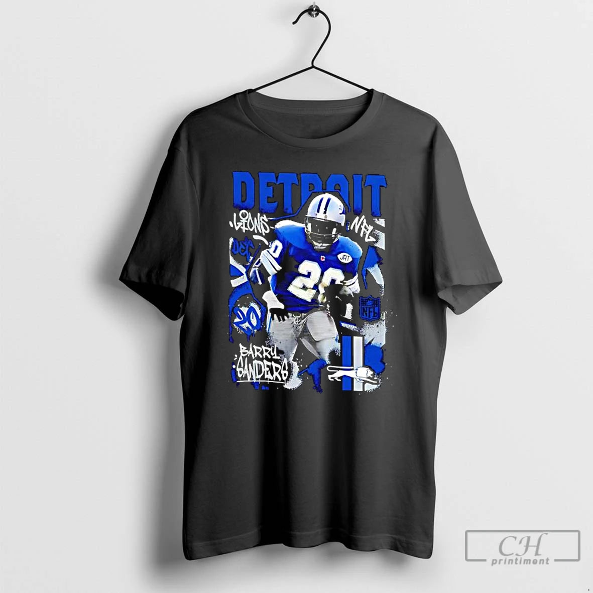 Classic Detroit Lions Barry Sanders Star Player T-Shirts, Hoodie, Sweatshirt | ZylaModa.com