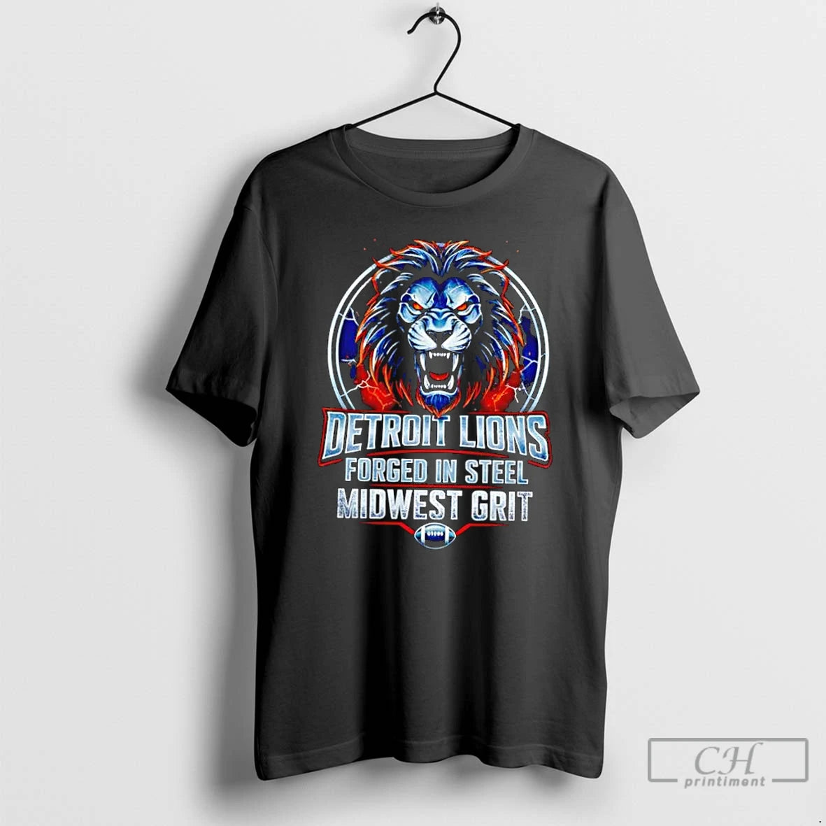 Classic Detroit Lions Forged In Steel Midwest Grit Football T-Shirts, Hoodie, Sweatshirt | ZylaModa.com