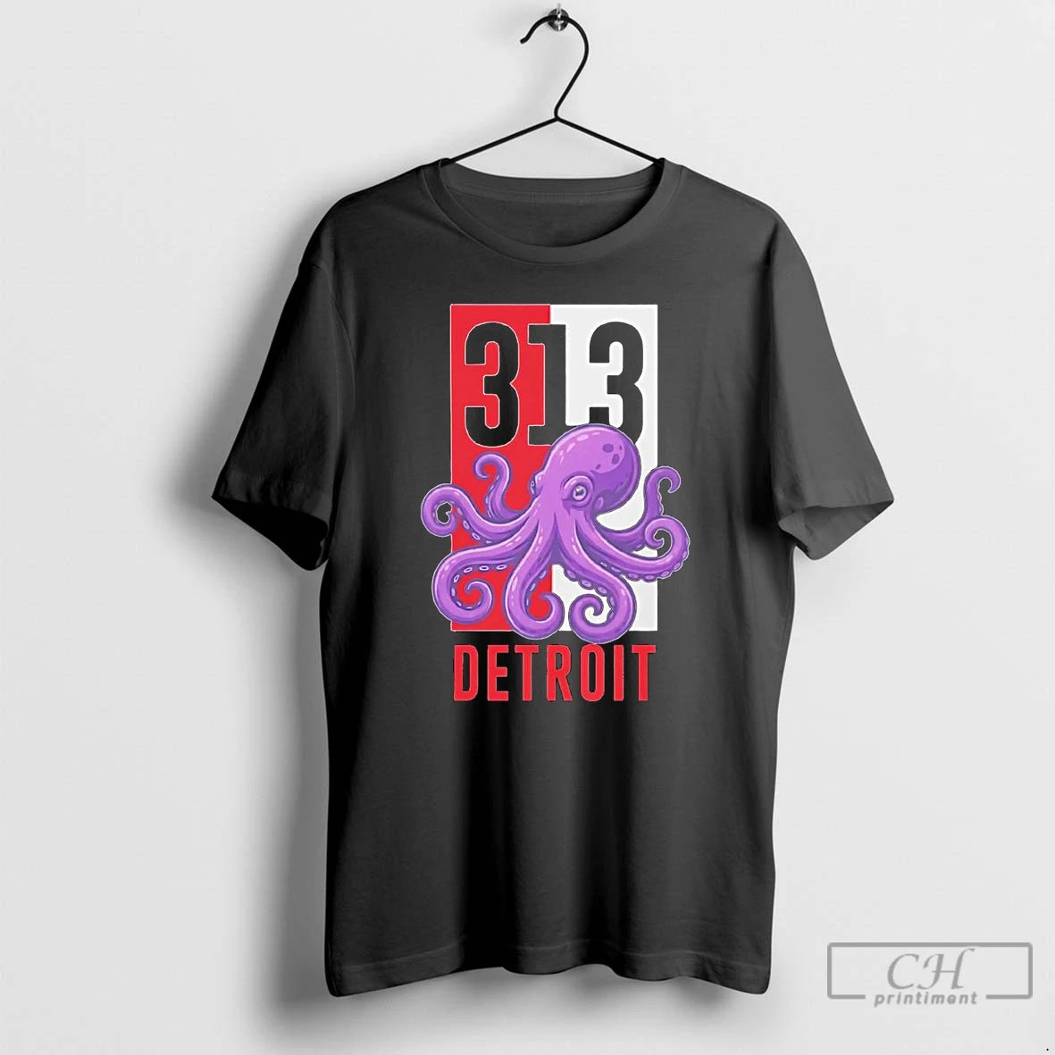 Classic Detroit Red Wings 313 Octopus T-Shirts, Hoodie, Sweatshirt | ZylaModa.com