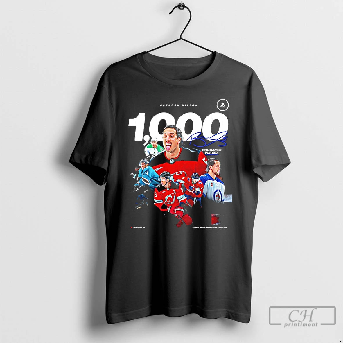 Classic Devils Brenden Dillon 1000 Nhl Career Games Played Signature T-Shirts, Hoodie, Sweatshirt | ZylaModa.com