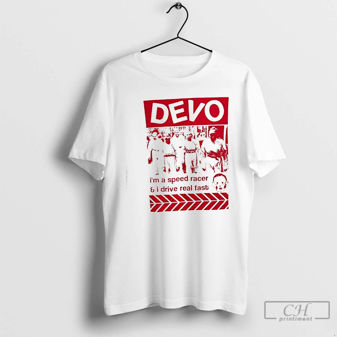 Classic Devo Im A Speed Racer And I Drive Real Fast T-Shirts, Hoodie, Sweatshirt | ZylaModa.com
