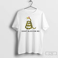 Classic Dont Sled On Me Funny Christmas Gadsden Flag T-Shirts, Hoodie, Sweatshirt | ZylaModa.com