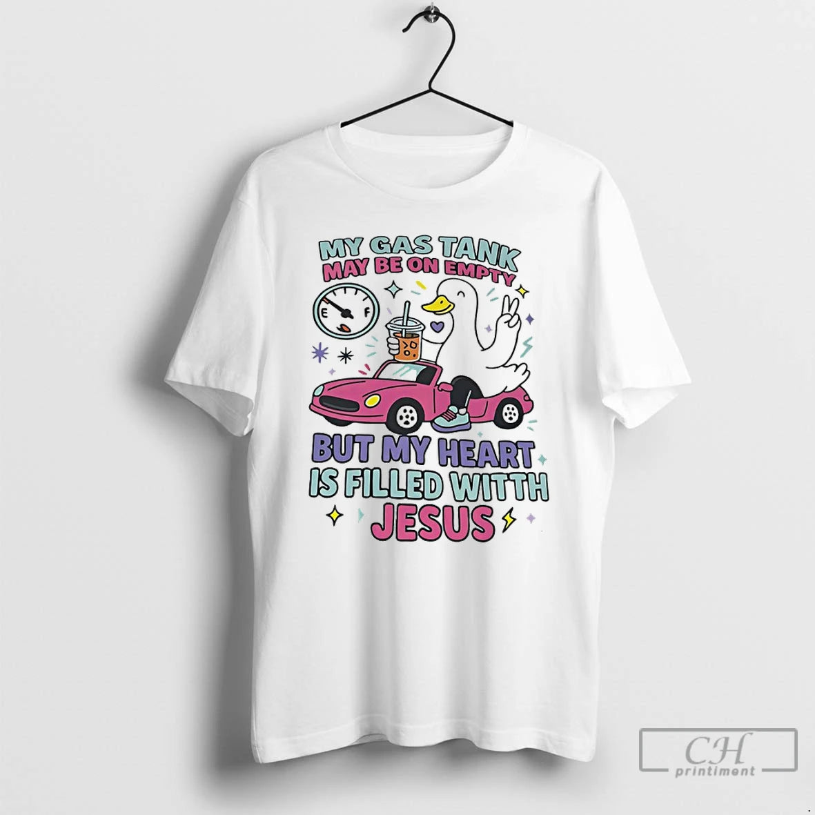 Classic Duck My Has Tank May Be On Empty But My Heart Is Filled With T-Shirts, Hoodie, Sweatshirt | ZylaModa.com