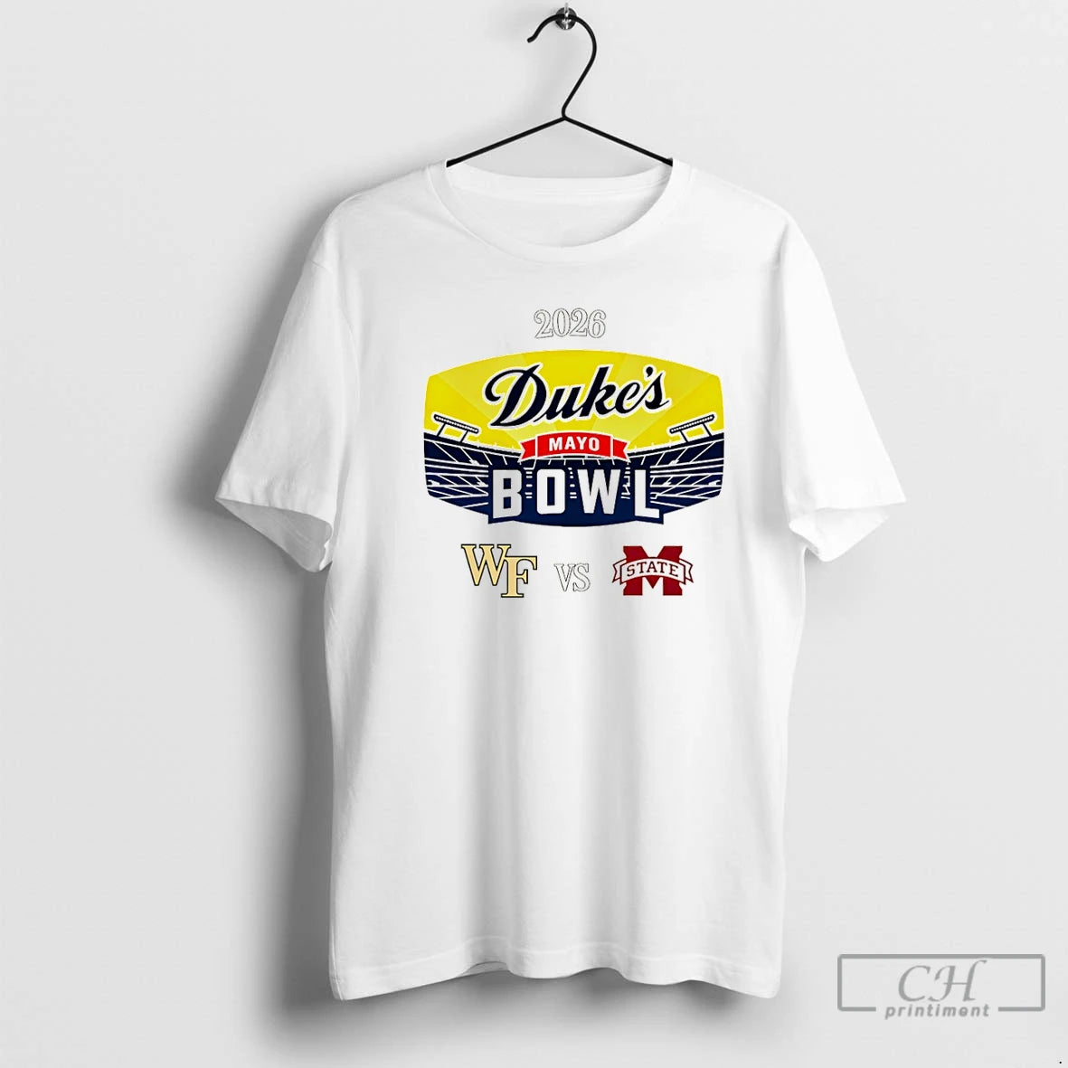 Classic Dukes Mayo Bowl 2025 Wake Forest Vs Mississippi State Christmas T-Shirts, Hoodie, Sweatshirt | ZylaModa.com
