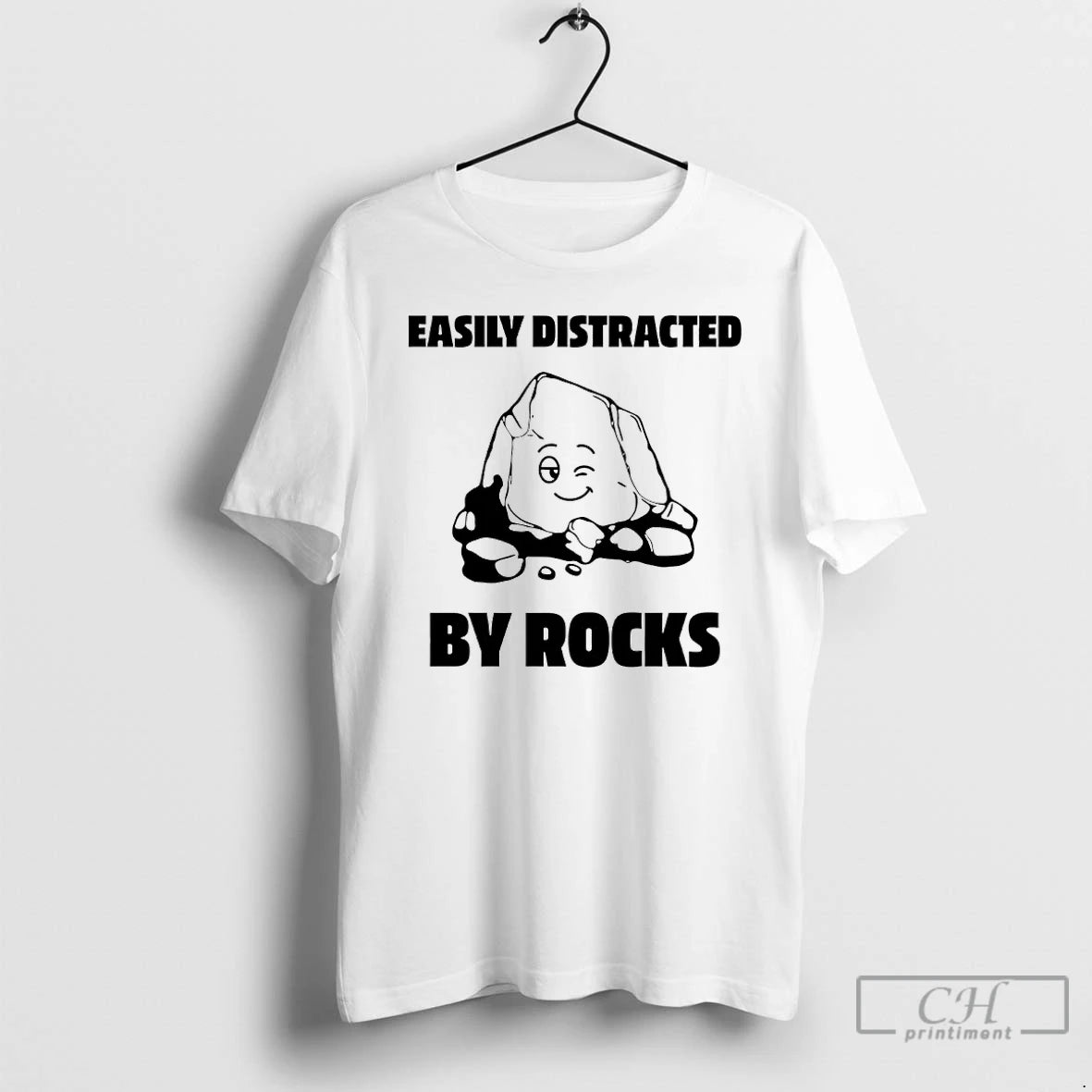Classic Easily Distracted By Rocks T-Shirts, Hoodie, Sweatshirt | ZylaModa.com