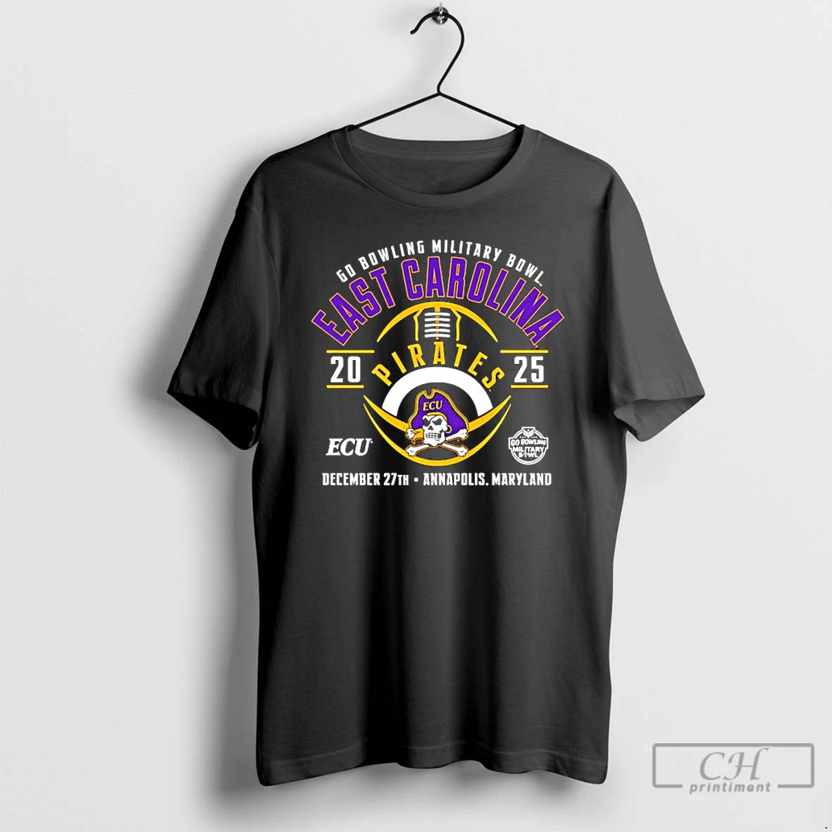 Classic East Carolina Pirates 2025 Go Bowling Military Bowl T-Shirts, Hoodie, Sweatshirt | ZylaModa.com
