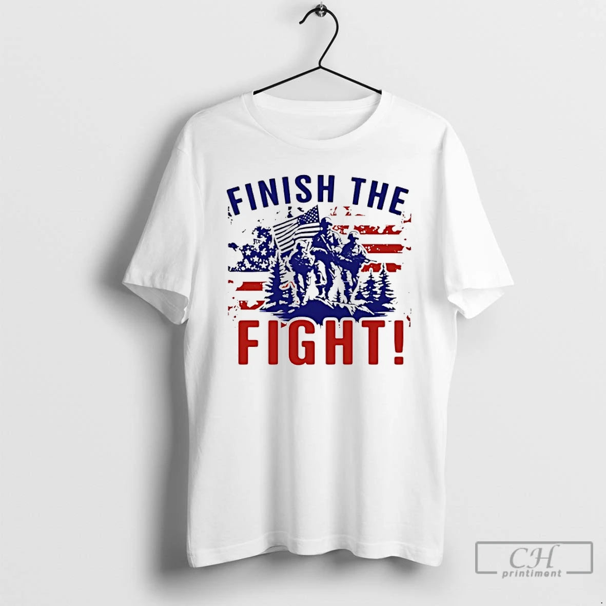 Classic Finish The Fight America Flag T-Shirts, Hoodie, Sweatshirt | ZylaModa.com