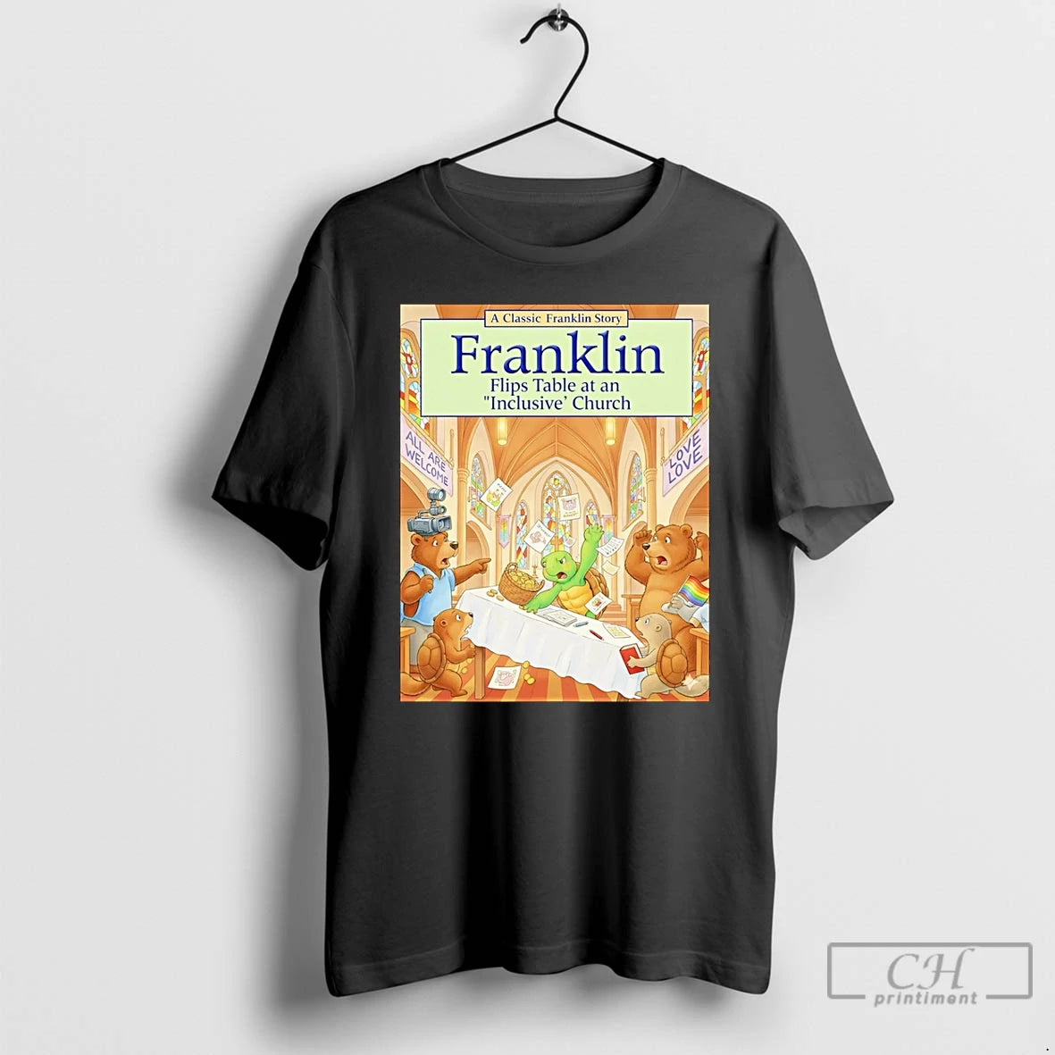 Classic Franklin Flips Table At An Inclusive Church T-Shirts, Hoodie, Sweatshirt | ZylaModa.com