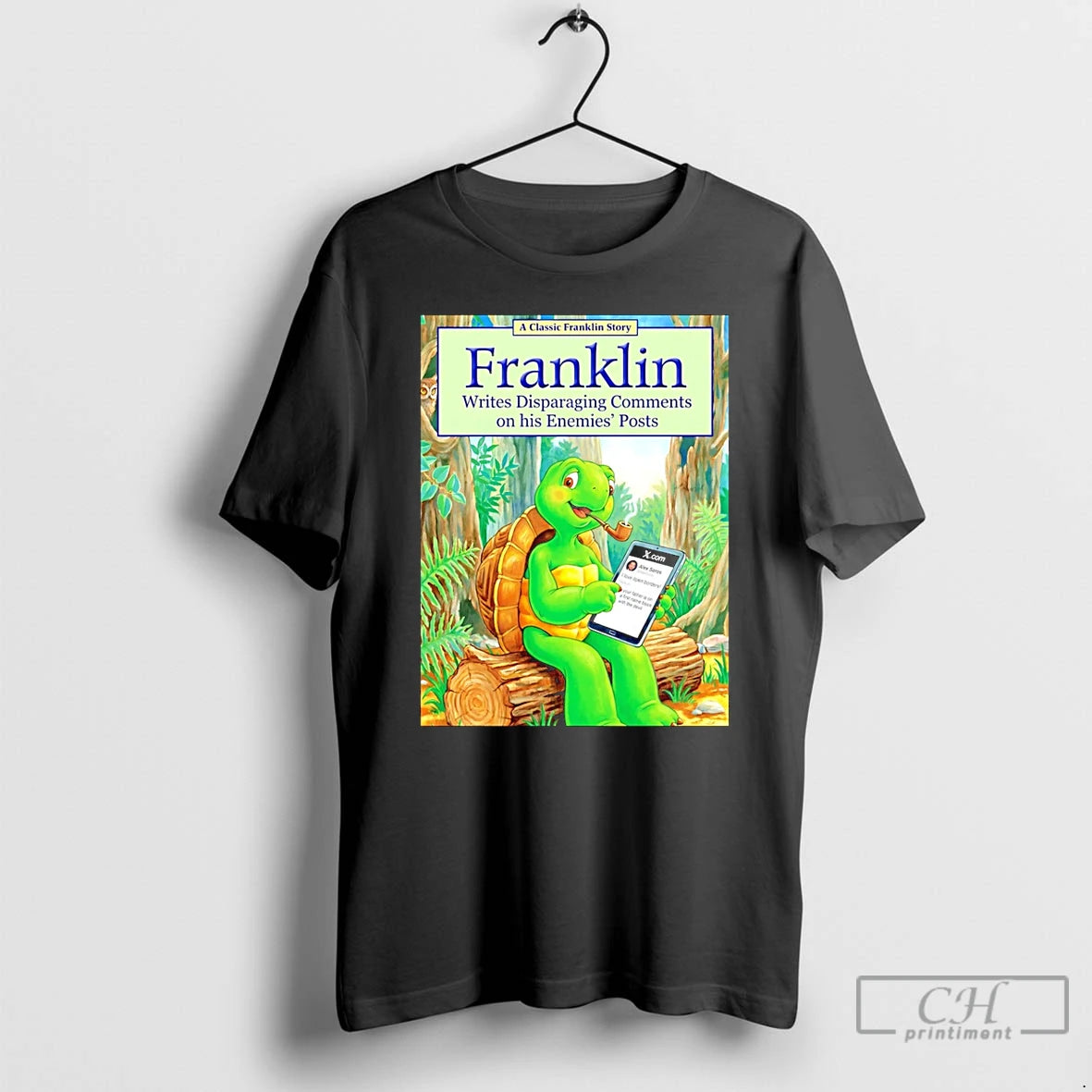 Classic Franklin Writes Disparaging Comments On His Enemies Posts T-Shirts, Hoodie, Sweatshirt | ZylaModa.com