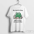 Classic Frog Rage My Heart Is Filled With Courage The Cou Is Silent T Shirts Hoodie, Sweatshirt | ZylaModa.com