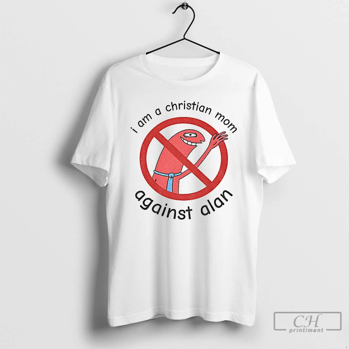 Classic Funny Smiling Friends I Am A Christian Mom Against Alan T-Shirts, Hoodie, Sweatshirt | ZylaModa.com