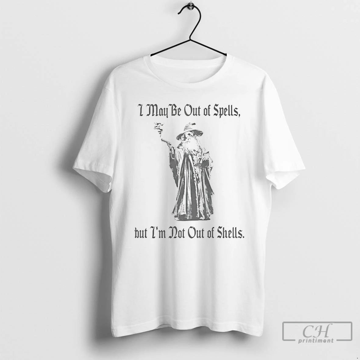 Classic Gandalf I May Be Out Of Spells But Im Not Out Of Shells T-Shirts, Hoodie, Sweatshirt | ZylaModa.com