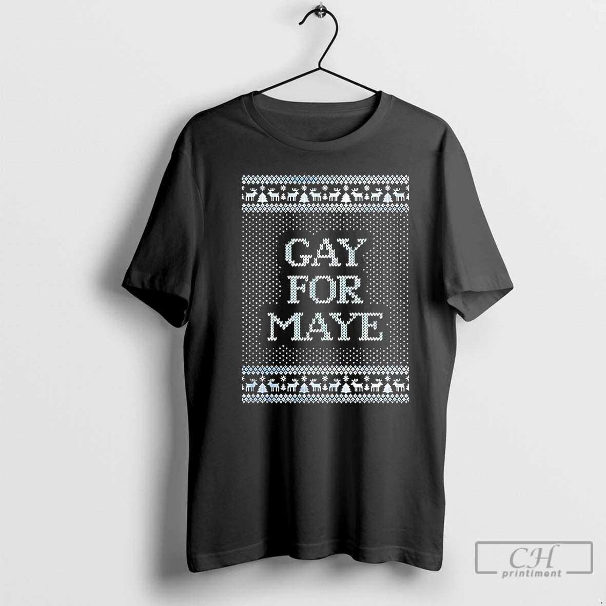 Classic Gay For Maye Tacky Ugly Christmas T-Shirts, Hoodie, Sweatshirt | ZylaModa.com