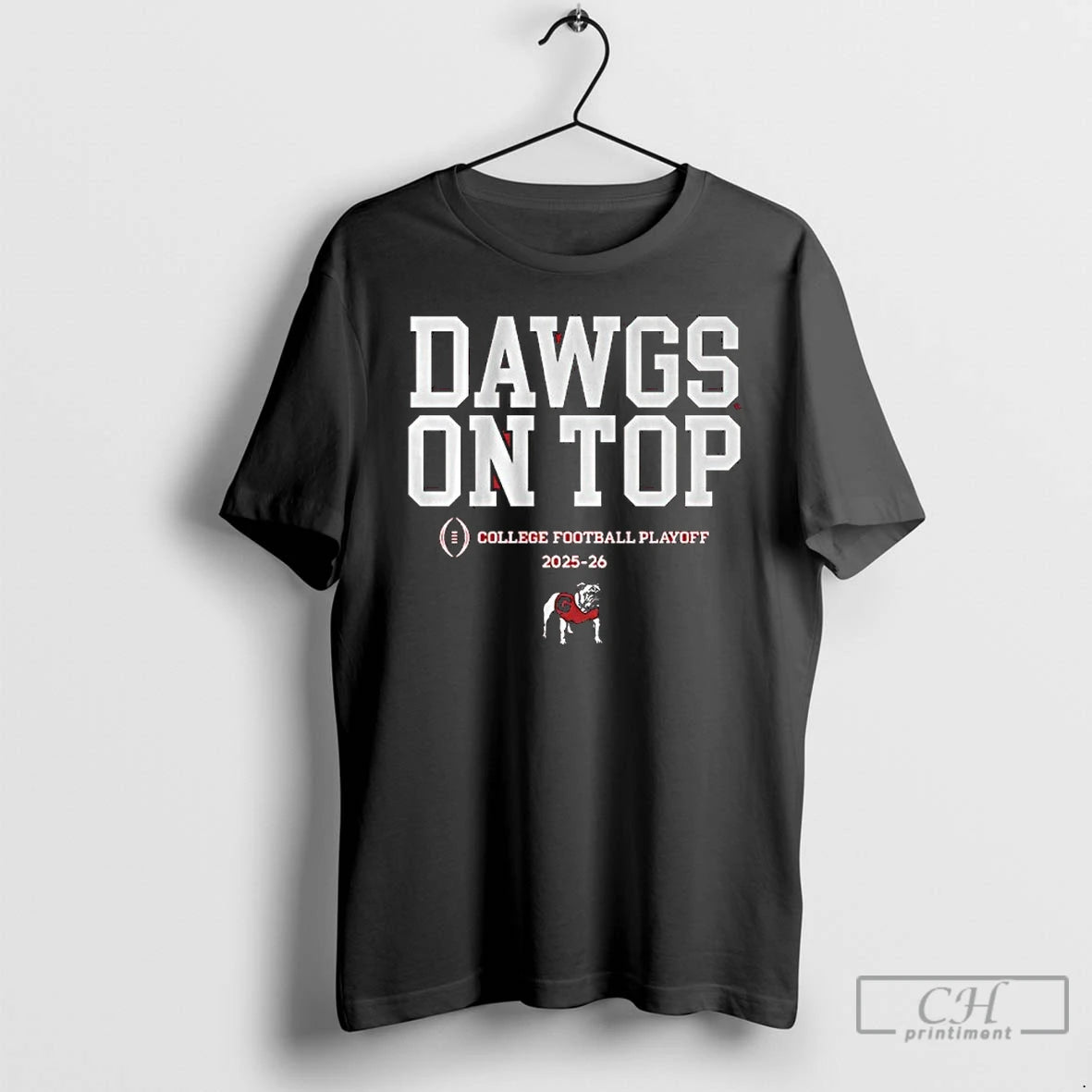 Classic Georgia Football 2025 Cfp Dawgs On Top Slogan T-Shirts, Hoodie, Sweatshirt | ZylaModa.com