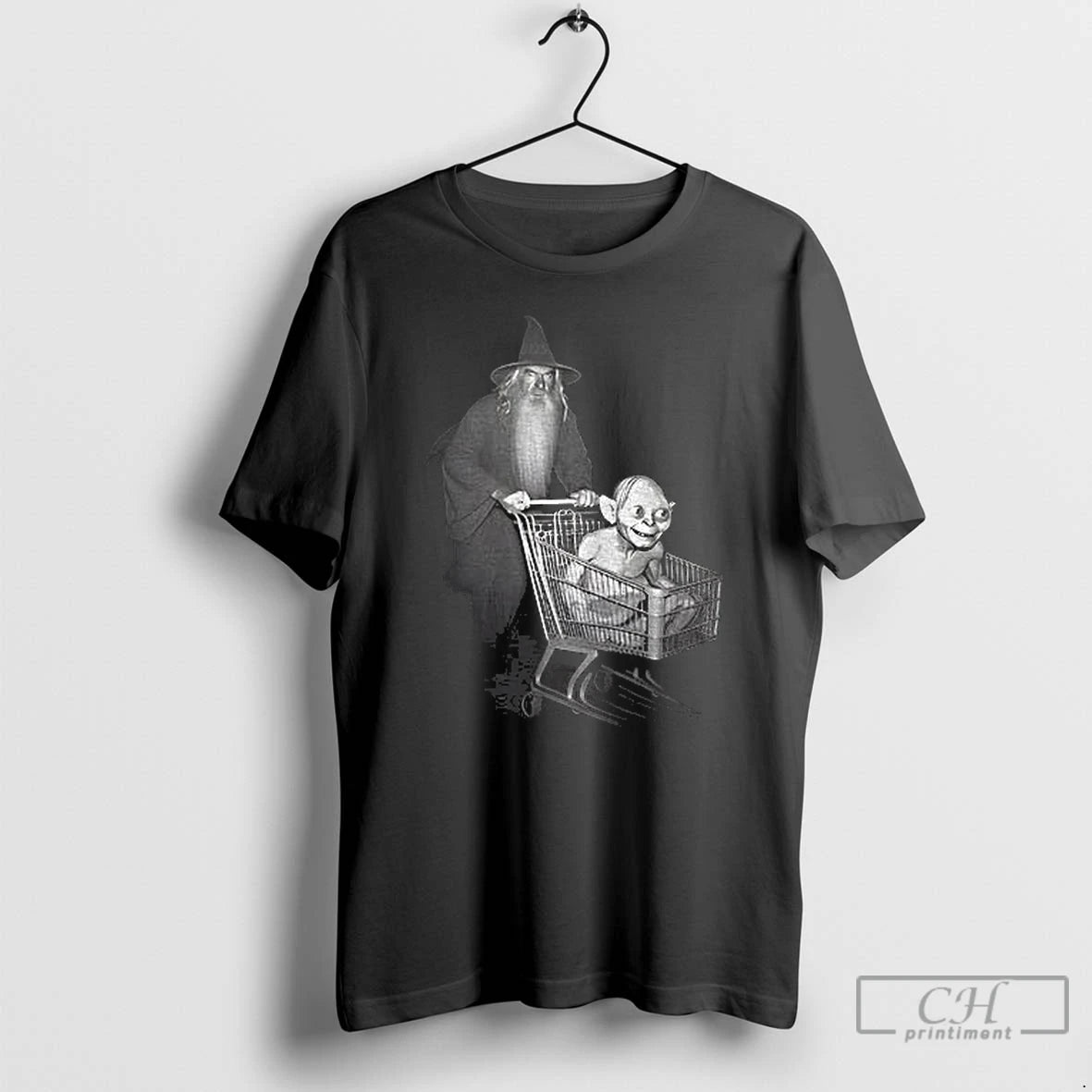 Classic Goblin Pushing Cart Lotr Meme T-Shirts, Hoodie, Sweatshirt | ZylaModa.com